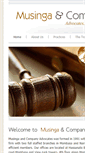 Mobile Screenshot of musingaadvocates.co.ke